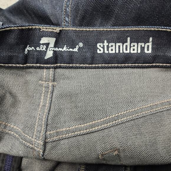 7For All Mankind Standard Straight Size 34 Buttonfly - Picture 5 of 9